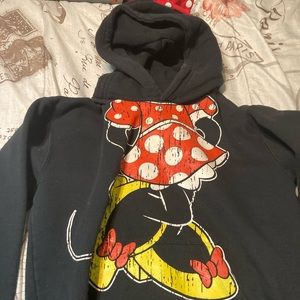 Minnie hoodie with ears and bow on hoodie